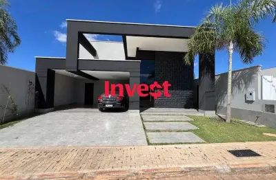 Casa moderna, alto padrão, 4 suítes, condomínio, lazer completo na rua 10a em vicente pires.
