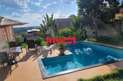 Casa com 4 quartos, dentro de condomínio, piscina, lote de 450m² no riacho fundo 1.