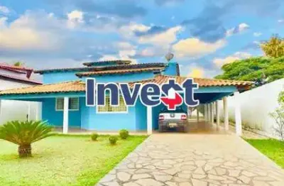 Casa, 5 quartos, lazer completo, condomínio fechado, 800m² rua 4 - vicente pires