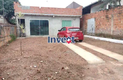 Casa com 2 quartos, suíte, sala, cozinha e 2 wc, acabamento fino, fora de condomínio na rua 10, avenida são josé, vicente pires.