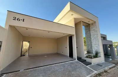 Casa de nova e moderna em condomínio à venda em vicente pires, colônia agrícola samambaia