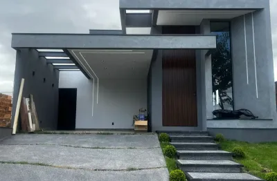 Casa recém construída -130 m² -3 dormitórios com suite- piscina - condominio reserva do vale- caçapava