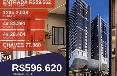 Apartamento 1 suíte e 1 quarto no bairro que mais cresce em itapema