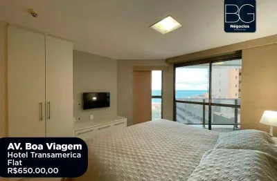 Flat com 1 quarto à venda na Avenida Boa Viagem, 42, Pina, Recife