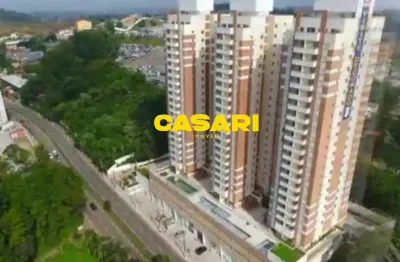 Apartamento 2 dormitorios, varanda gourmet, 1 vaga coberta- 56m2, condominio clube - demarch - sbc