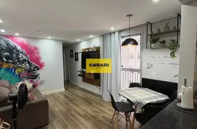 Apartamento com 2 dormitórios à venda, 54 m² planalto - são bernardo do campo/sp