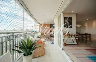 Apartamento a venda no brooklin, no paulistania, mobiliado, com 3 dormitórios e 3 vagas