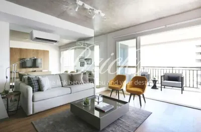 Apartamento mobiliado a venda no brooklin, próximo à berrini.