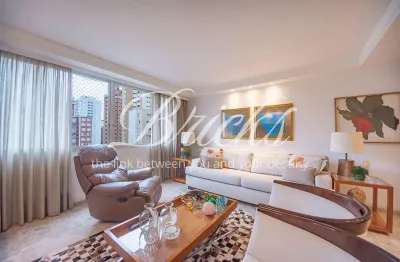 Apartamento à venda em moema pássaros, 131m² , 3 dormitórios (1 suíte) ,1 vaga
