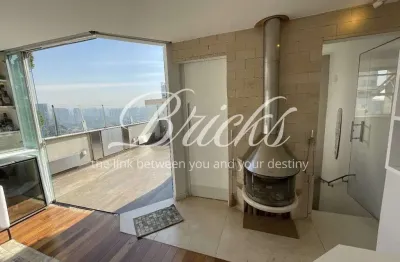 Cobertura duplex a venda no campo belo, 2 vagas e 121m²