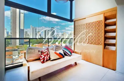 Apartamento duplex  mobiliado com lazer completo - vila olimpia 80 metros