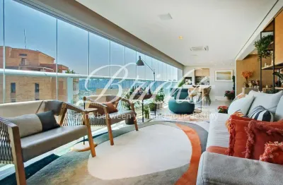 Apartamento moderno no brooklin 164m² 3 suites 3 vagas de garagem