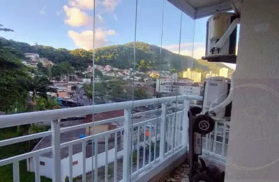 Apartamento para venda em santos, marapé, 2 dormitórios, 1 suíte, 2 banheiros, 1 vaga