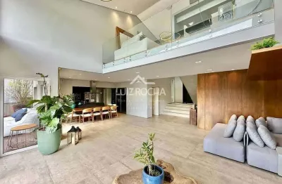 Casa à venda , 4 suítes, moderna , porteira fechada, por r$ 5.170.000, cond. pq. das artes, embu da