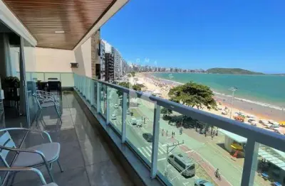 Apartamento com 3 quartos à venda na avenida beira mar, 122, praia do morro, guarapari por r$ 2.200.000