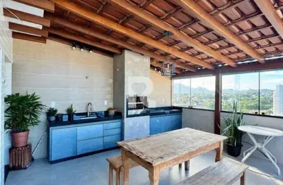 Cobertura com 4 quartos à venda na avenida beira mar, 410, praia do morro, guarapari por r$ 2.200.000