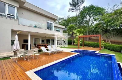 Casa de luxo tamboré 10, alphaville, 4 suítes, mobiliada, 600m²