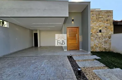Casa térrea alto padrão granja olga, sorocaba: nova, 3 suítes, luxo e tecnologia