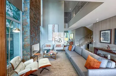 Casa à venda 4 suítes 340m² alphaville burle marx: luxo e privacidade