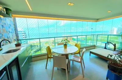 Jardim armação: belíssimo 3/4, decorado, com vista mar deslumbrante!