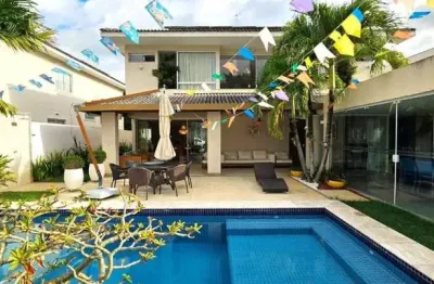 Linda casa duplex - 349,36m² - 4 suítes - porteira fechada!