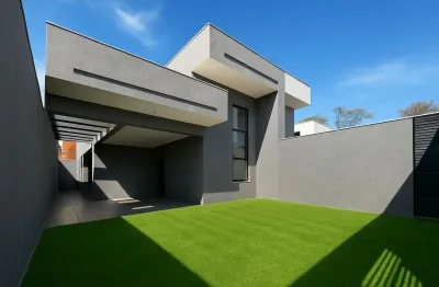 Casa com 180 m² de terreno, corredor lateral e suíte – r$ 480.000