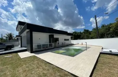 Dceito/parcelo ponta negra ii, térrea, 300m2 de area construía, 3 suítes , pisci negra - manaus - am