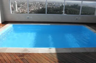 Santa inês linda cobertura com piscina e vista panorâmica 134m2
