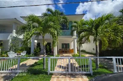 Casa em condomínio fechado com 4 quartos à venda na rua priscila b dutra, 99, buraquinho, lauro de freitas por r$ 1.900.000