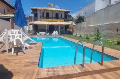 Casa em condomínio fechado com 5 quartos à venda na rua praia de tubarão, 99, vilas do atlantico, lauro de freitas por r$ 1.600.000