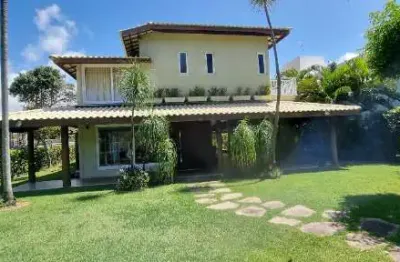 Casa em condomínio fechado com 6 quartos à venda na rodovia ba-099 - estrada do côco, sn, monte gordo, camaçari por r$ 3.200.000