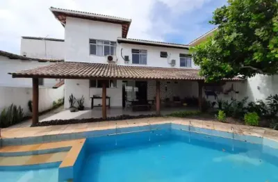 Casa em condomínio fechado com 4 quartos à venda na rua praia de tubarão, 999, vilas do atlantico, lauro de freitas por r$ 1.850.000