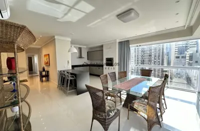 Apartamento a venda 3 suítes e 2 vagas mobiliado av brasil centro de balneario c