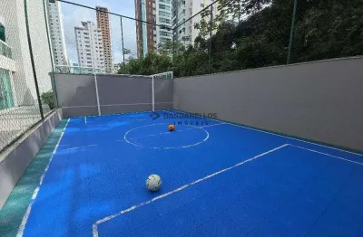 Locação anual com 4 quartos e 3 vagas de garagem mobiliado na barra norte de bal