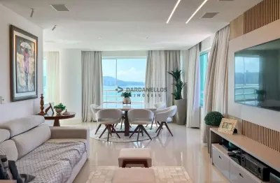 Apartamento frente mar 04 suítes locação anual – Edifício Barra Tower, em Balneá