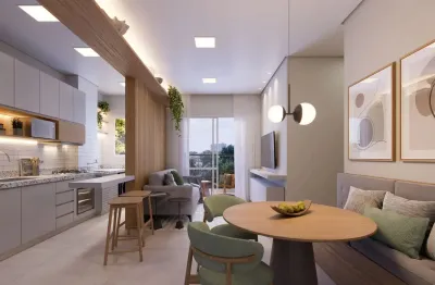 Apartamento 2 Dormitórios 54 m² com Varanda - Alvoratta Home Club Limeira - SP