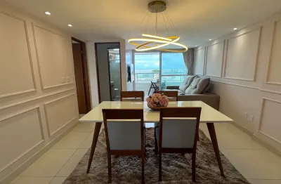 Apartamento na praia do bessa mobiliado e equipado 3 quartos com vista para o mar