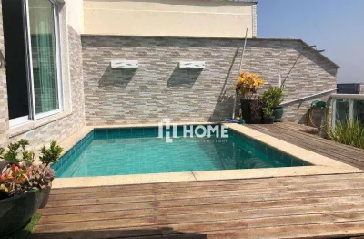 Lindíssima cobertura com 4 dormitórios à venda, sendo 4 suítes, 260 m² por r$ 2.350.000 - boa viagem - niterói/rj