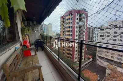 Excelente apartamento um por andar, com 3 dormitórios, sendo 2 suítes, 140 m² por r$ 720.000 - icaraí - niterói/rj