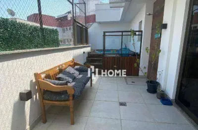 Linda cobertura com 2 dormitórios à venda, sendo 1 suíte, 134 m² por r$ 1.068.000 - santa rosa - niterói/rj