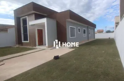 Casa  primeira locação, terreno com 500mts, 3 dormitórios à venda, 100 m² por r$ 680.000 - jardim atlântico oeste (itaipuaçu) - maricá/rj