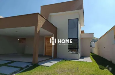 Linda casa com 3 dormitórios à venda, sendo 1 suíte, 140 m² por r$ 690.000 - cajueiros (itaipuaçu) - maricá/rj