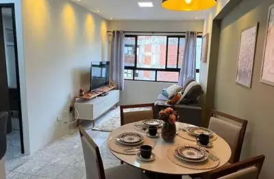 Flat mobiliado para alugar – ed. golden stone – boa viagem, recife