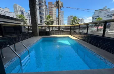 Apartamento para venda em praia grande, guilhermina, 1 dormitório, 1 suíte, 2 banheiros, 1 vaga