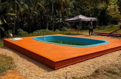 Barbada !!!!lindo terreno com piscina para chácara.