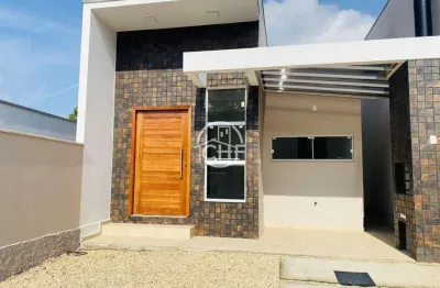 Casa nova com uma suite e dois dormitórios, rio branco, brusque - sc