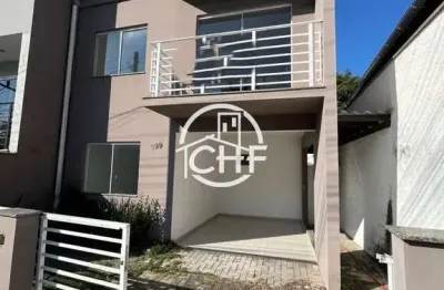 Sobrado geminado 2 quartos com piscina, souza cruz, brusque - sc