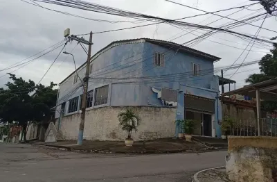 Salão de festa para venda em nova iguaçu, valverde, 1 dormitório, 1 suíte, 3 banheiros