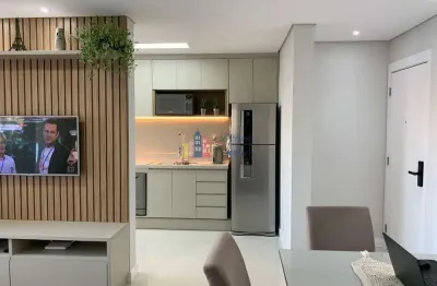 Apartamento 2 dormitórios com suíte - mobiliado com 1 vaga, 61m², à venda por r$ 850.000,00 - condomínio parque da lagoa - vila boa vista - barueri/sp