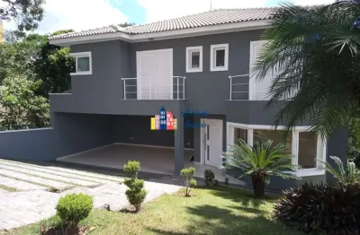 Casa em condomínio fechado com 3 dormitórios c/ uma suíte, 330m². locação por r$ 10.000,00 pacote - condomínio tarumã - sant. de parnaíba /sp'